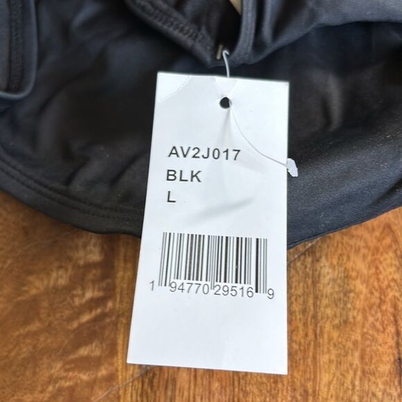 AMAVI Women's Over The Shoulder Underwire Tankini Hipster Bottom Set black - Picture 9 of 10